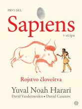 Sapiens v stripu naslovnica 1100 px