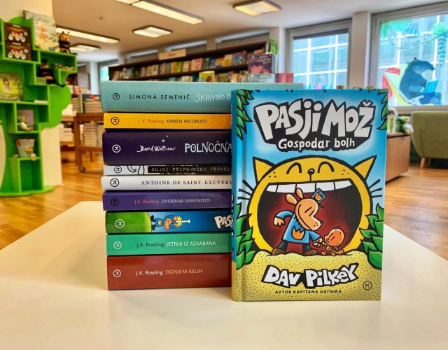 Najbolje prodajane knjige za otroke in mladino v naših trgovinah junija 2020