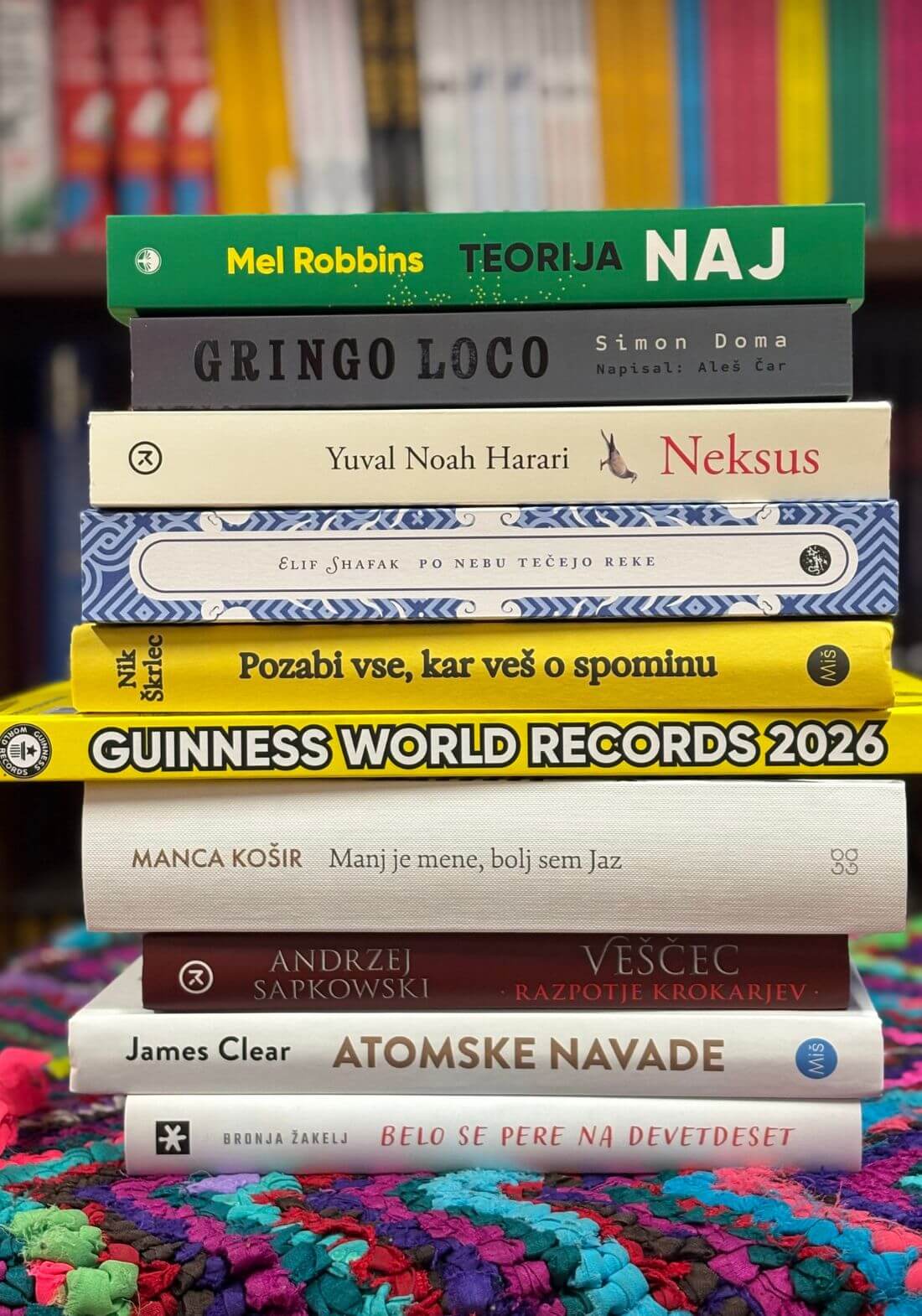Lestvica najbolj prodajanih knjig za odrasle