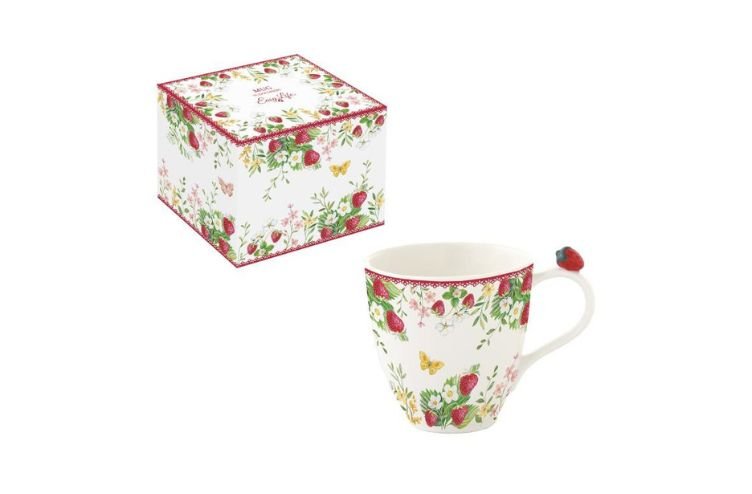 Skodelica za čaj Easy Life Jardin des Fraises