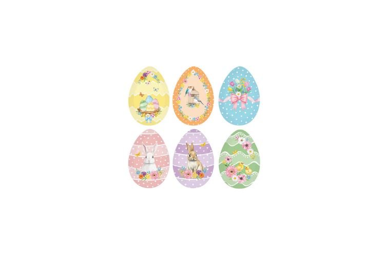 12-Servirni pladenj Egg Hunt