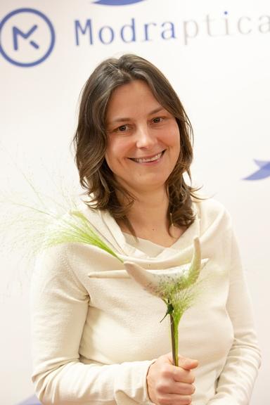 Simona Semenič, prejemnica nagrade modra ptica