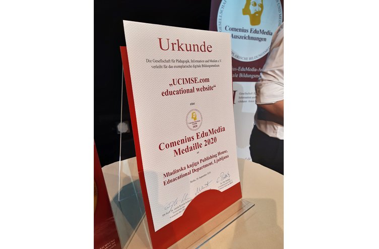 Medalja Comenius-EduMedia 2020