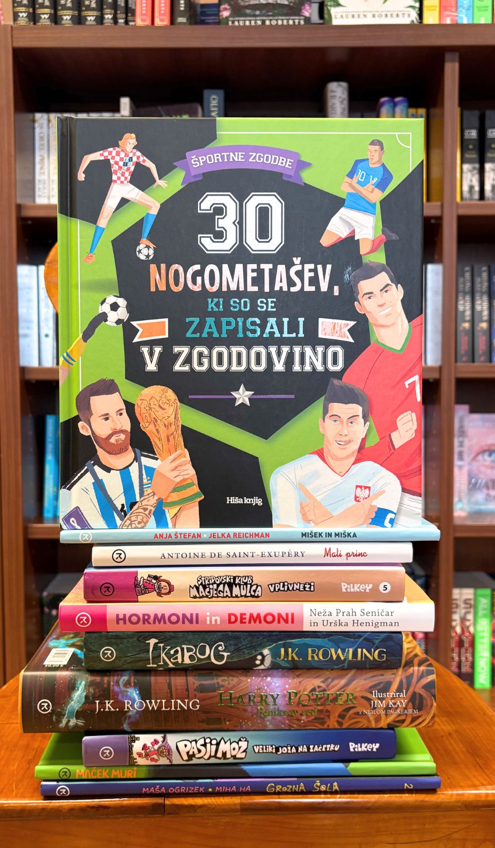 Lestvica najbolj prodajanih knjig za otroke in mladino